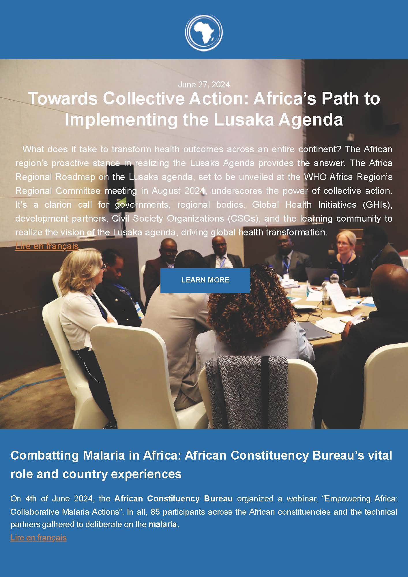 African Constituency Bureau Newsletter 2